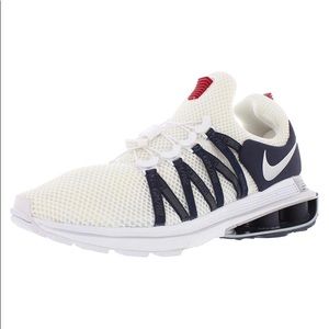 Men's NIKE Shox Gravity white/ Metallic brand new